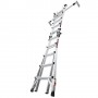 LITTLE GIANT Epic Model 26 Telescopic Ladder with Ratchet Levellers and Safety Rails 2.0m - 7.0m image