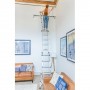 LITTLE GIANT Epic Model 22 Telescopic Ladder with Ratchet Levellers and Safety Rails 1.7m - 5.75m image