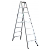 BAILEY Trade Aluminium Double Sided Step Ladder 8ft 2.4m FS13431