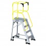 BAILEY Aluminium Order Picking Ladder 4 MK3 1.10m 150kg FS13875 image
