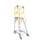 BAILEY Aluminium Order Picking Ladder 5 MK3 1.38m 150kg FS13876 image