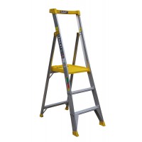 BAILEY Pro Punchlock PFS3 Aluminium Platform Ladder 3 Steps 0.85m Platform 170kg FS13932