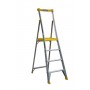 BAILEY Pro Punchlock PFS4 Aluminium Platform Ladder 4 Steps 1.13m Platform 170kg FS13933 image