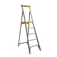 BAILEY Pro Punchlock PFS5 Aluminium Platform Ladder 5 Steps 1.42m Platform 170kg FS13934