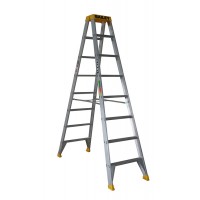 BAILEY Pro Punchlock Aluminium Double Sided Step Ladder 8ft 2.4m FS13965