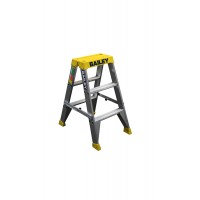 BAILEY Big Top Pro Punchlock Aluminium Double Sided Step Ladder 3ft 0.9m FS13966