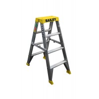 BAILEY Big Top Pro Punchlock Aluminium Double Sided Step Ladder 4ft 1.2m FS13967