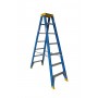 BAILEY Professional Punchlock Fibreglass Double Sided Step Ladder 7ft 2.1m FS13981 image