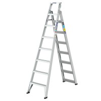 BAILEY Trade Lyte Aluminium Dual Purpose Ladder 150kg 8ft 2.4m - 4.4m FS14024