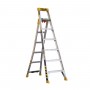 BAILEY Aluminium Leansafe X3 3 in 1 Ladder 150kg 2.1m - 3.5m FS14130 image