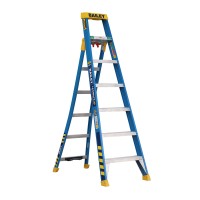 BAILEY Fibreglass Leansafe X3 3 in 1 Ladder 150kg 2.1m - 3.5m FS14148