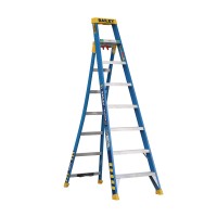 BAILEY Fibreglass Leansafe X3 3 in 1 Ladder 150kg 2.4m - 4.1m FS14149