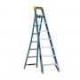 BAILEY Fibreglass Leansafe X3 3 in 1 Ladder 150kg 2.4m - 4.1m FS14149 image