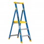 BAILEY Fibreglass P150 Platform Ladder 150kg 3 Steps 0.9m Platform image
