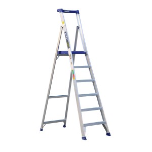 BAILEY P150 Aluminium Platform Ladder 150kg 6 Steps 1.8m Platform
