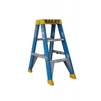 BAILEY Professional Punchlock Fibreglass Double Sided Step Ladder 3ft 0.9m FS13977