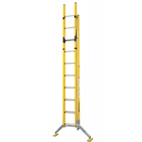 BRANACH All Terrain Higher Stability Fibreglass Extension Ladder 2.8m - 3.95m