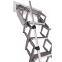 Columbus Concertina Junior Mezzanine Attic Ladder with Vertical Adapter 2.2m - 3.29m 520mm x 620mm-700mm image