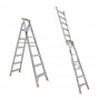 GORILLA Pro-Lite Aluminium Dual Purpose Ladder 150kg 2.05m - 3.74m image