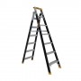 GORILLA Pro-Lite Fibreglass Dual Purpose Ladder 150kg 7ft 2.05m - 3.74m image