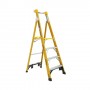 GORILLA Fibreglass Platform Ladder 180kg 4 Step 1.2m Platform FPL004-HD image