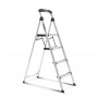 GORILLA Lightweight Aluminium Step Ladder with Handrail 4 Steps 1.0m image