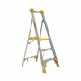 GORILLA Aluminium Platform Ladder 180kg 3-Step 3ft 0.9m Platform image