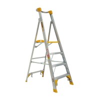 GORILLA Aluminium Platform Ladder 180kg 4-Step 4ft 1.2m Platform