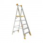 GORILLA Aluminium Platform Ladder 180kg 5-Step 5ft 1.5m Platform image