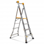GORILLA Aluminium Adjustable Platform Ladder 180kg 0.9m - 1.2m image