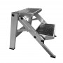 Lighweight Aluminium Folding Step Ladder 2-Step 0.47m 200kg image