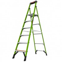 LITTLE GIANT Tuff-N-Lite Fibreglass Platform Ladder 6 Steps 1.75m Platform