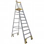 BAILEY P170 Job Station Aluminium Platform Ladder 170kg 10 Steps 3.0m Platform image