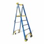 BAILEY P170 Job Station Fibreglass Platform Ladder 170kg 5 Steps 1.5m Platform image