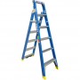 BAILEY Professional Fibreglass Dual Purpose Ladder with Pole Support 6ft 1.8m - 3.2m image