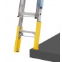 BAILEY Professional Punchlock Aluminium Extension Ladder 12 with Leveller 150kg 3.7m - 6.2m image