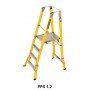 BRANACH Fibreglass CorrosionMaster Safety Platform Ladder 4 Step 1.2m Platform Height image