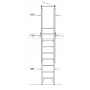 Stockmaster Mezzalad Mezzanine Ladder 1.675m - 1.820m image