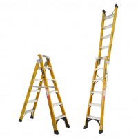 GORILLA Fibreglass Dual Purpose Ladder 150 kg 6ft 1.8m - 3.2m