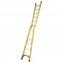 GORILLA Fibreglass Dual Purpose Ladder 150 kg 7ft 2.1m - 3.8m image