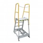 GORILLA Aluminium Order Picking Ladder with Step Through Access 200kg 1.5m image