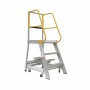 GORILLA Aluminium Order Picking Ladder 200kg 0.9m image