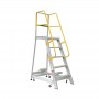 GORILLA Aluminium Order Picking Ladder 200kg 1.5m image
