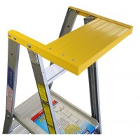 INDALEX Platform Ladder Heavy Duty Top Shelf 