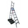 INDALEX Pro Series Aluminium 5 Way Combination Ladder 6ft 1.8m - 3.2m image