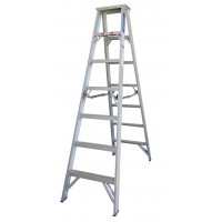 INDALEX Pro Series Aluminium Double Sided Step Ladder 180kg 7ft 2.1m
