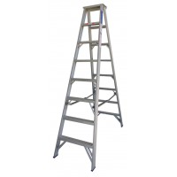 INDALEX Pro Series Aluminium Double Sided Step Ladder 180kg 9ft 2.7m