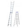 INDALEX Pro Series Aluminium Dual Purpose Ladder 7ft 2.1m - 3.8m image