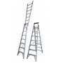 INDALEX Pro Series Aluminium Dual Purpose Ladder 8ft 2.4m - 4.4m image