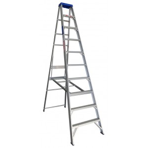 INDALEX Pro Series Aluminium Single Sided Step Ladder 10ft 3.0m